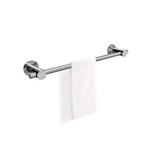 Single stainless towel holder